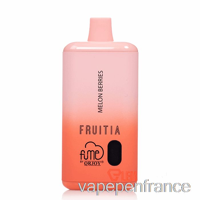 Stylo Vape Jetable Fruitsia X Fume 8000 Baies De Melon